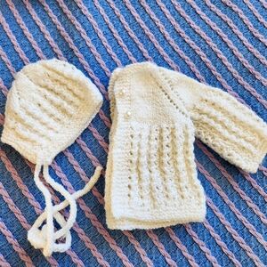 Handmade Baby Hat And Sweater